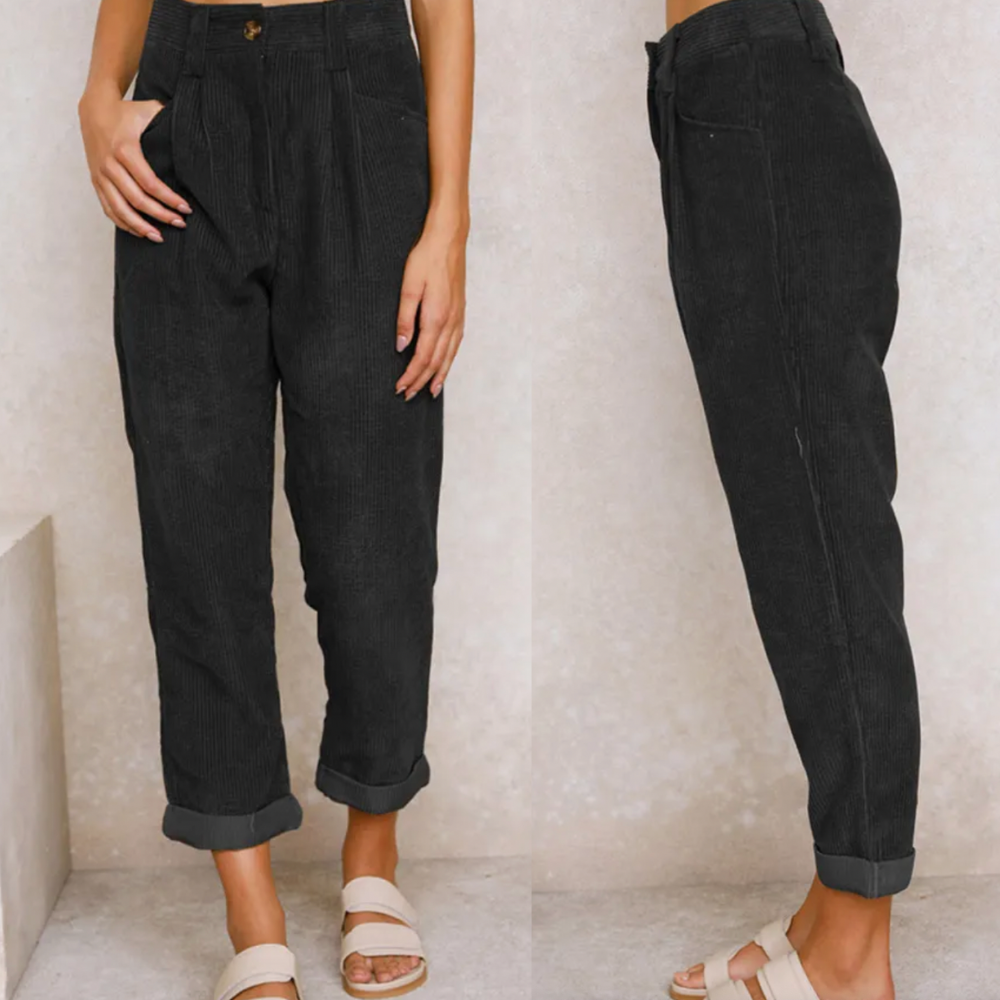 FELICITAS - Chique corduroy broek