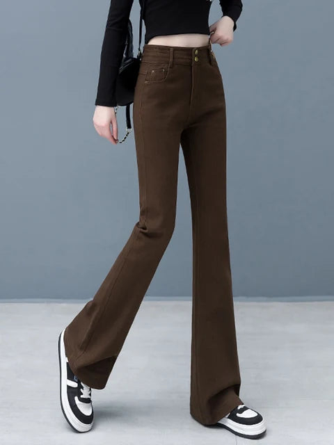 IRENE - Dames High Waist Flared Jeans