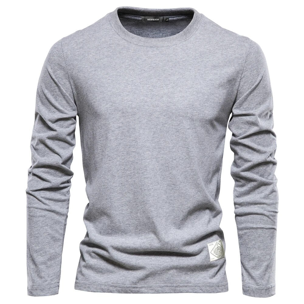 FINN - T-shirt met lange mouwen en O-hals