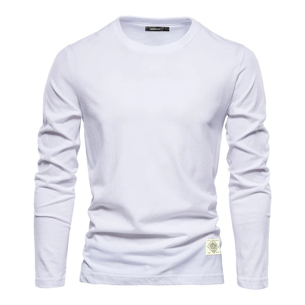 FINN - T-shirt met lange mouwen en O-hals