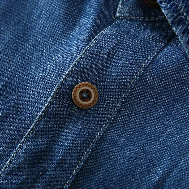 LENNART - Heren Denim Overhemd
