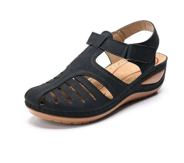 FLEUR - Orthopedische sandalen met sleehak voor dames