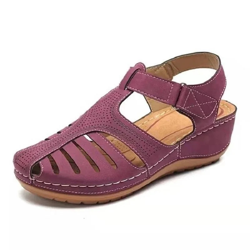 FLEUR - Orthopedische sandalen met sleehak voor dames