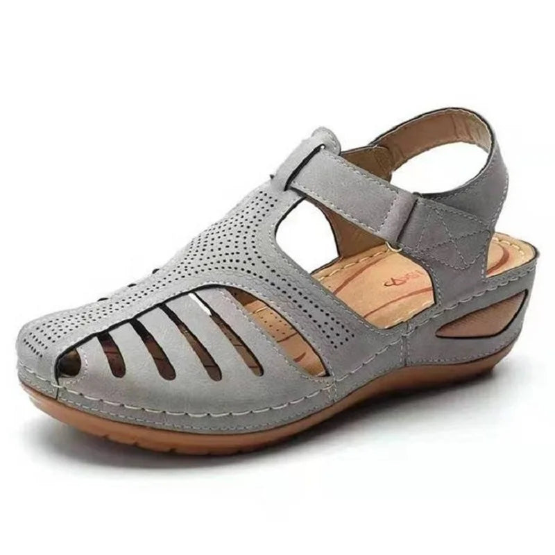 FLEUR - Orthopedische sandalen met sleehak voor dames