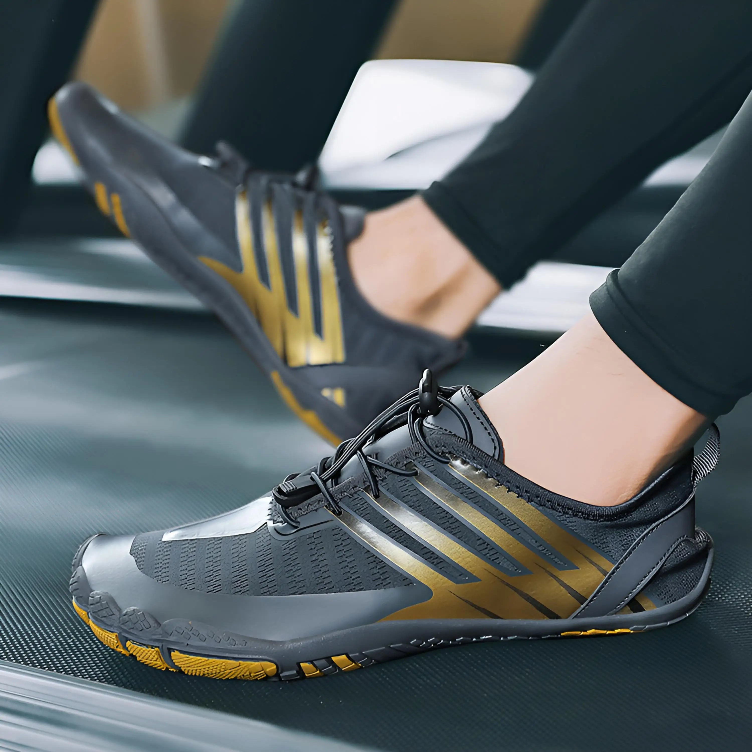 QUIRIJN - Heren Zomersport Schoenen - Antislip Rubberen Buitenzool voor Wandelen, Duiken en Watersporten