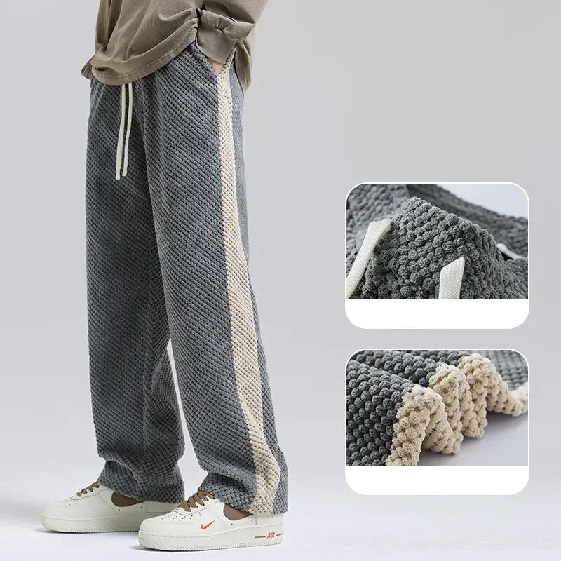 JONATHAN - Heren Ademende Corduroy Sweatpants met Koordtaille
