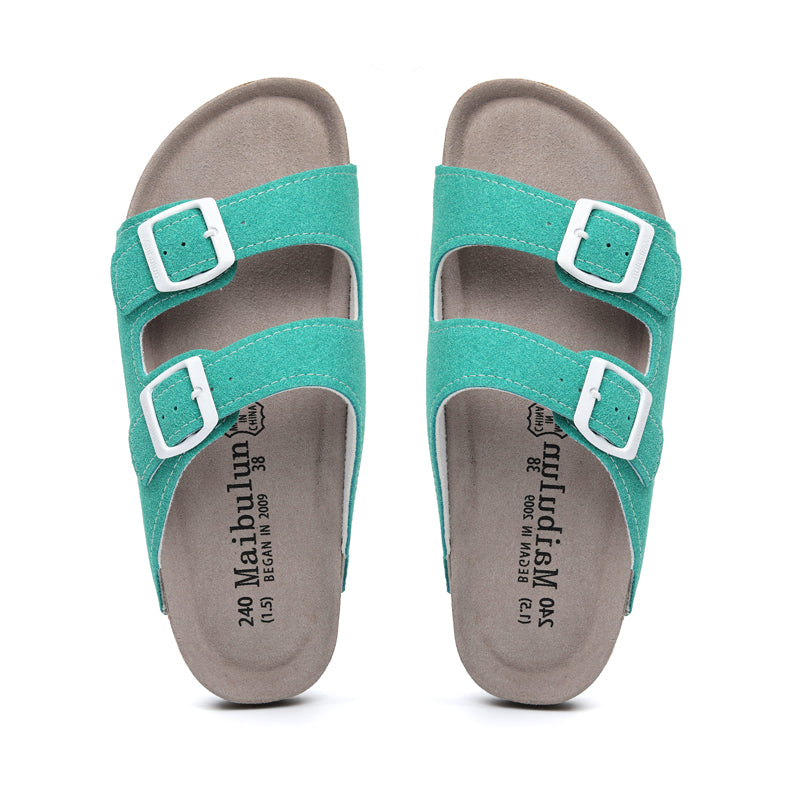 WIM - Heren Kurk Dubbele Gespslippers