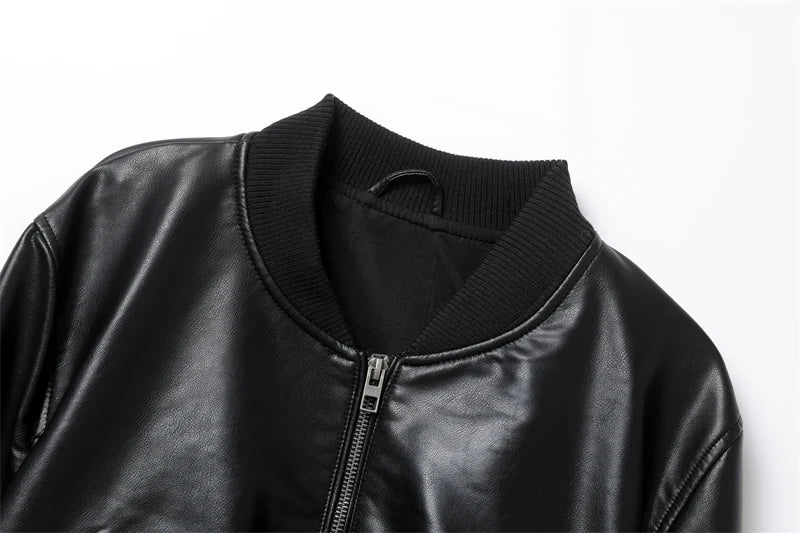 SELENE - Vintage Satijnen Leren Jas