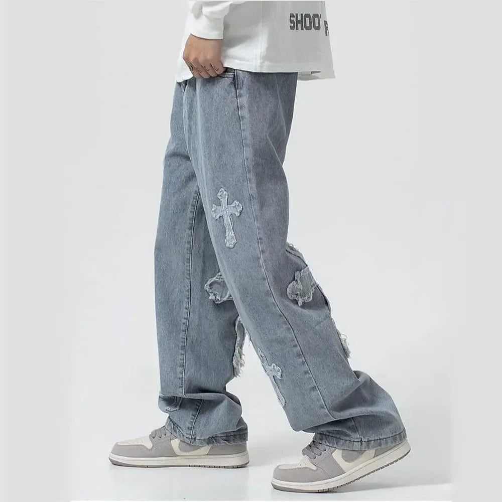 KAROLY - Stijlvolle Loose Fit Denim Jeans