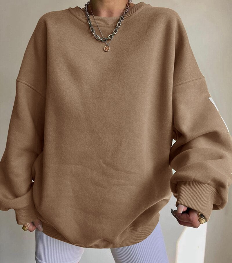VALERIE - Zachte hoodie met lange mouwen