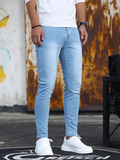 XAVIER - Heren Retro Stretch Jeans