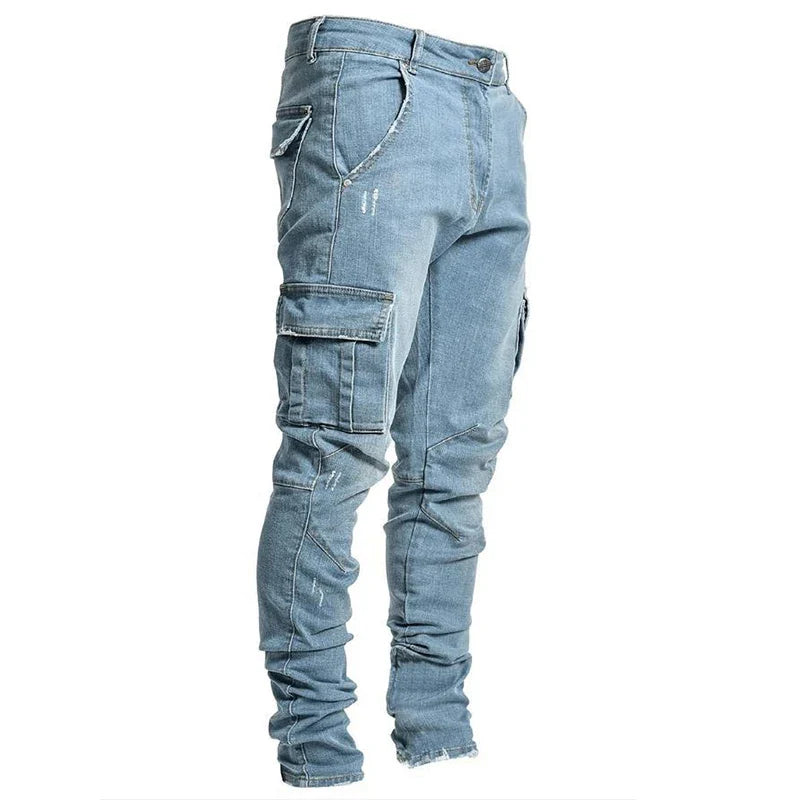 TIBOR - Modieuze Multi-Zakken Jeans