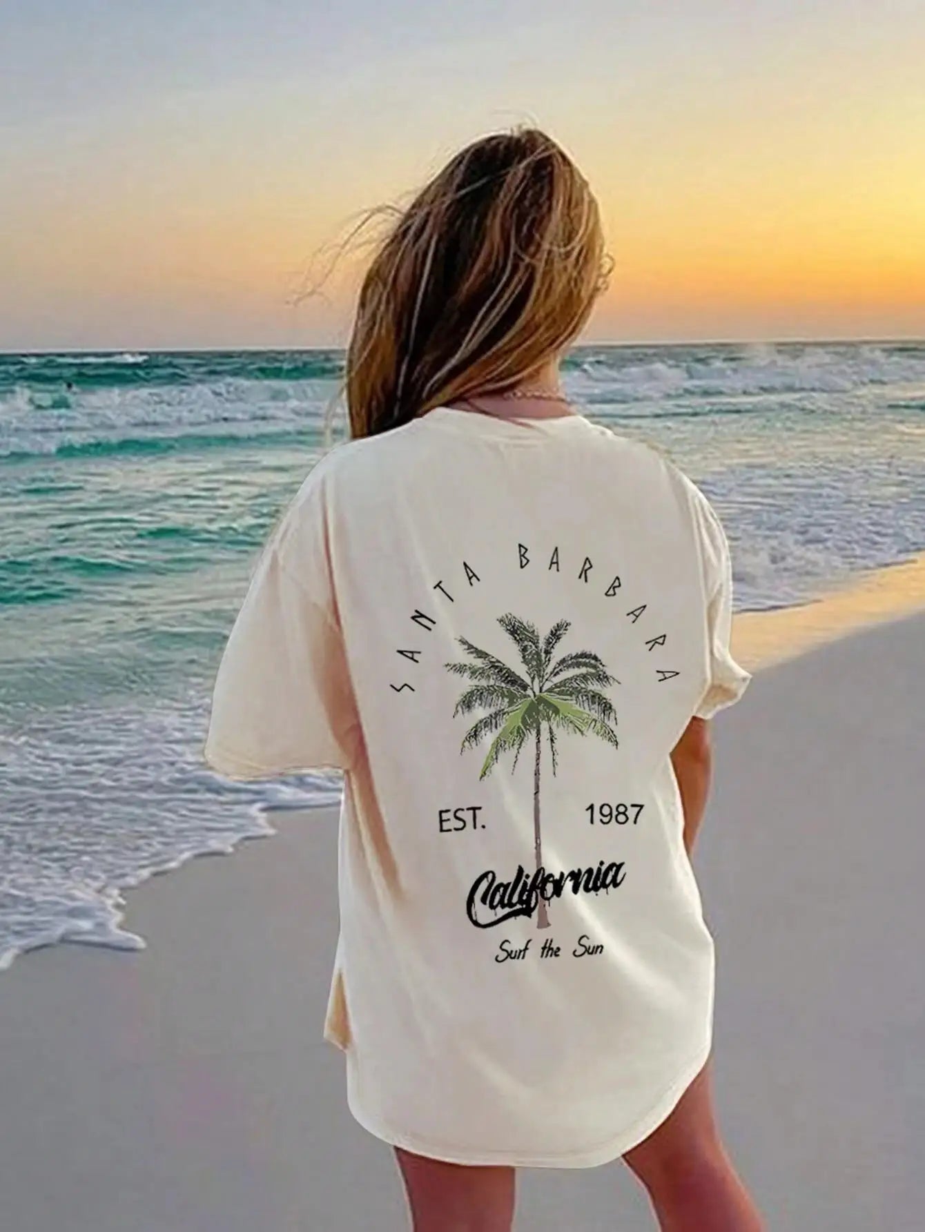 ALLISON - Trendy T-Shirt met Katoenen Print