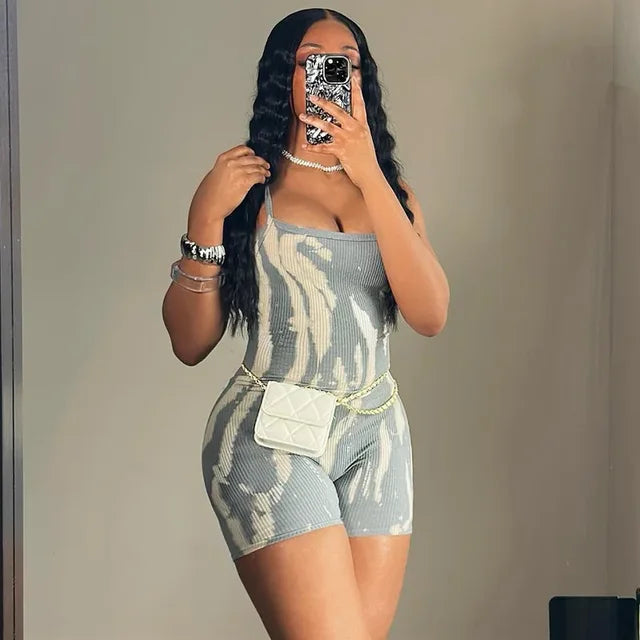 AGNES - Casual Streetwear Strap Romper
