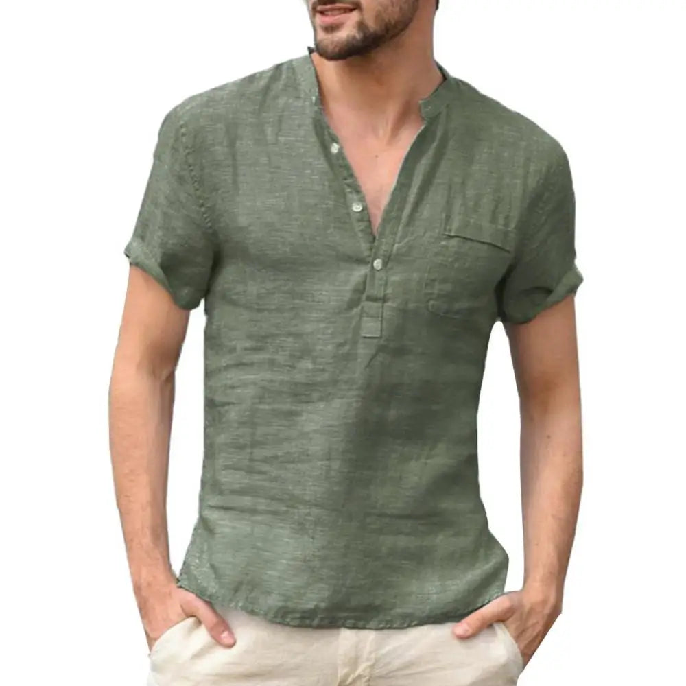 ARTUR - Casual Zomer Linnen T-Shirt