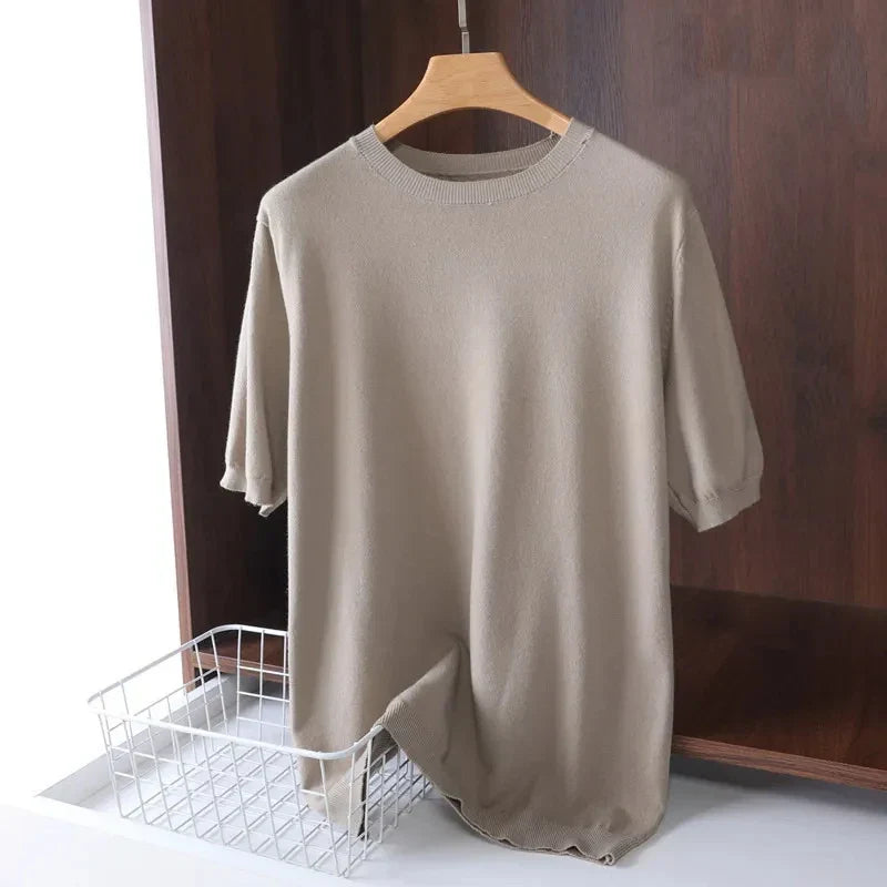 PABLO - Ademend Kasjmier T-Shirt