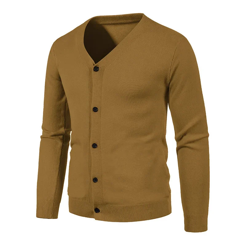 BENCE - Casual Gebreid Vest met V-Hals