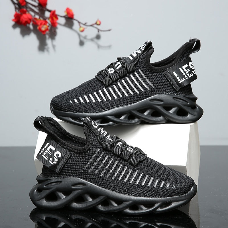 Heren Sport Sneakers | Ademend Mesh Design | Lichtgewicht Hardloopschoenen | Slip-On Casual Trainers