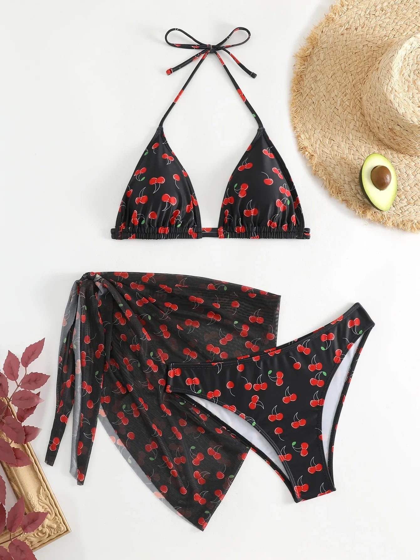 MARIA - Stijlvol Driedelig Bikini-Set