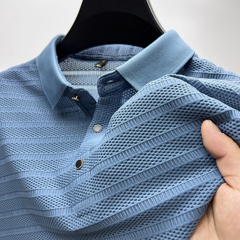 ADRIAEN - Premium zijden poloshirt voor heren