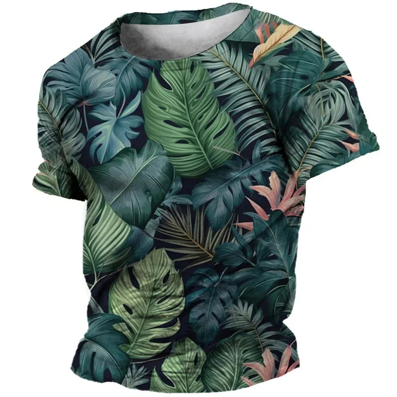HENRI - Casual Bedrukte Heren T-Shirts