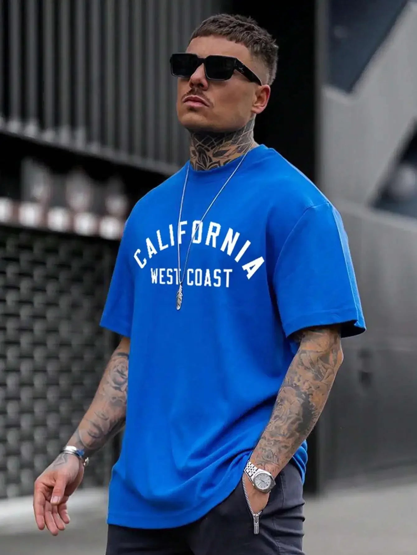 PHILIP - Casual, loszittend Street T-shirt