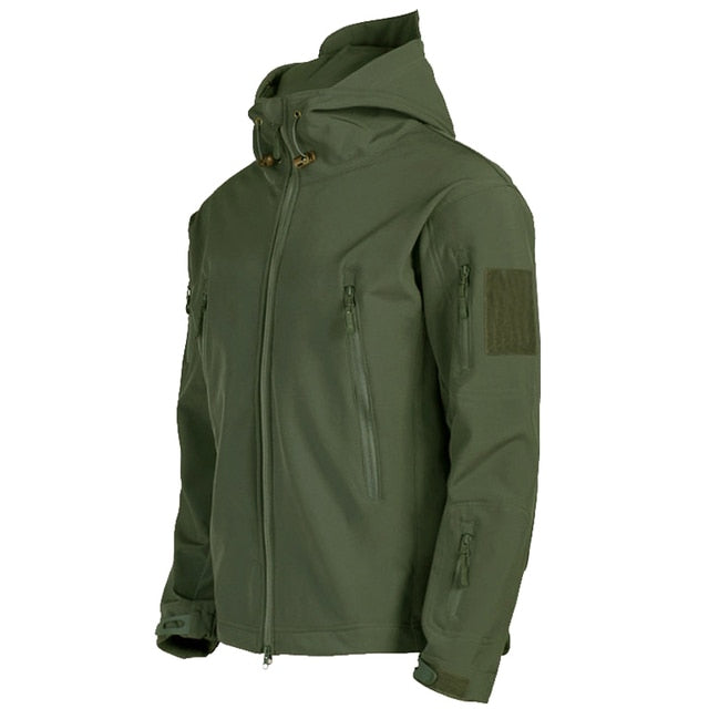 FRANZ - Herenjas - Tactische Waterdichte Winddichte Softshell Jas - met Capuchon
