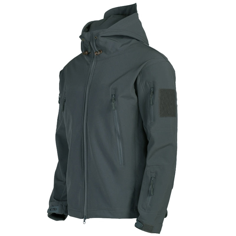FRANZ - Herenjas - Tactische Waterdichte Winddichte Softshell Jas - met Capuchon