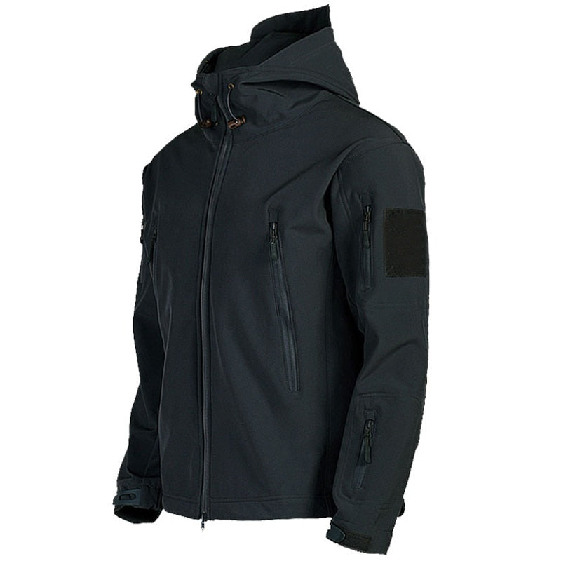 FRANZ - Herenjas - Tactische Waterdichte Winddichte Softshell Jas - met Capuchon