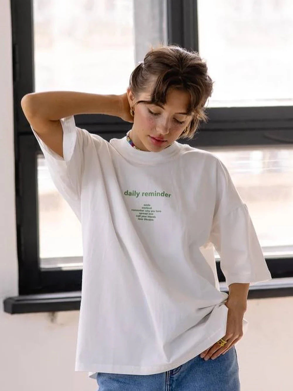 GIANNA - Zacht Patriotisch Katoenen T-Shirt