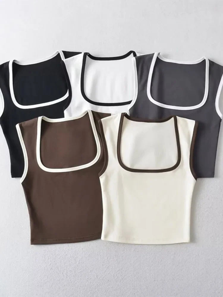 ARIA - Streetwear Mouwloos Crop Top