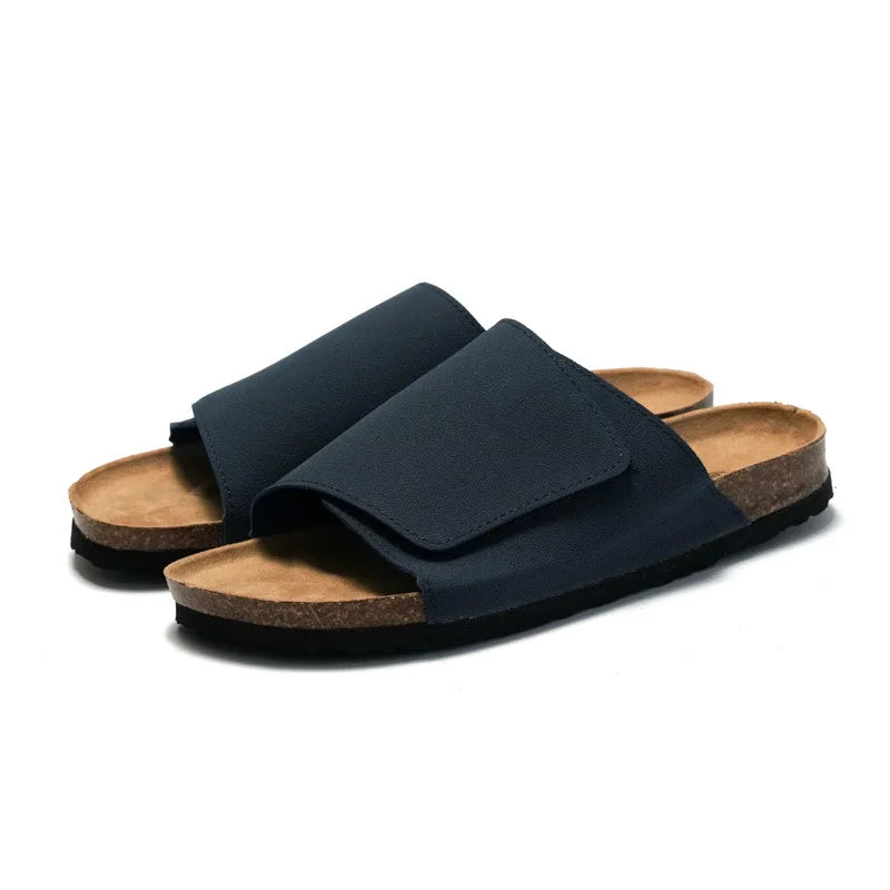 PIERRE - Heren Trendy Kurk Pantoffels