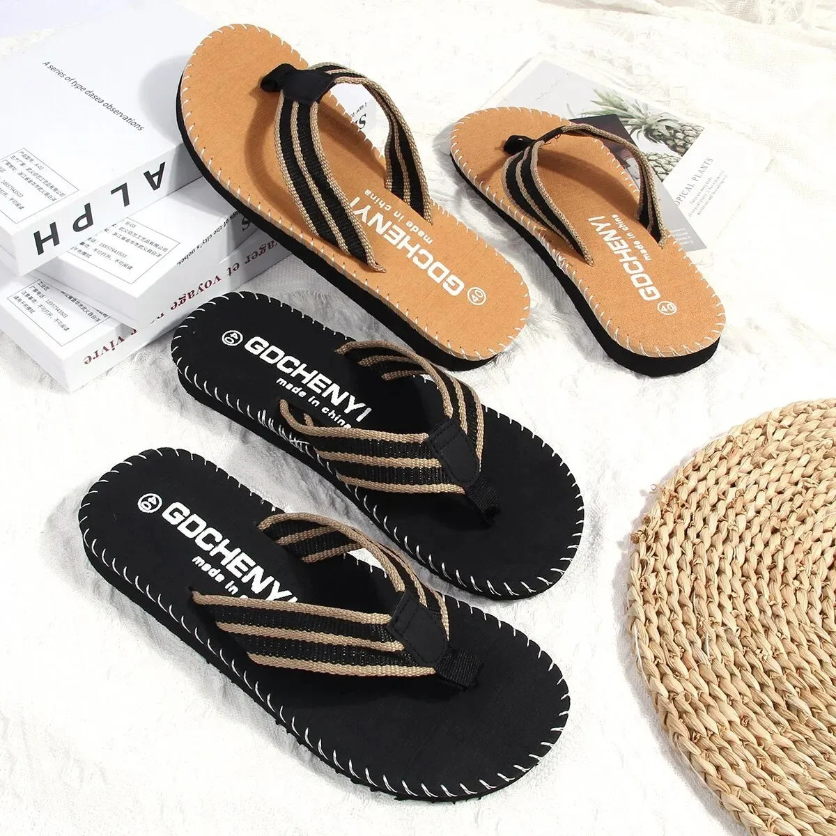 FABIAN - Casual Heren Zomerslippers