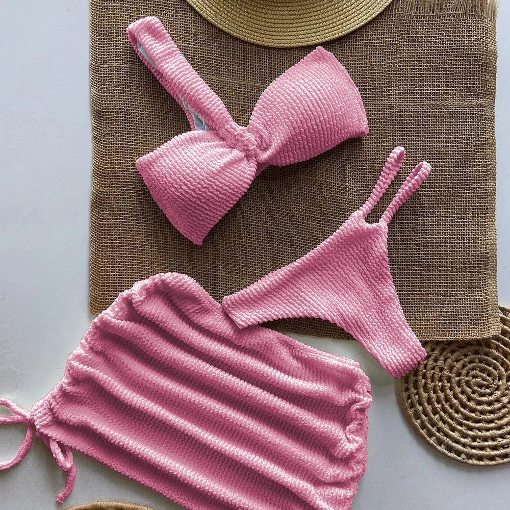 SOPHIE - Sexy Driedelig Bikini-Set