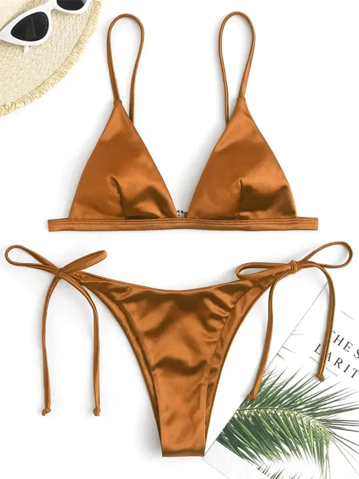 MILA - Satijnen Bikini-Set