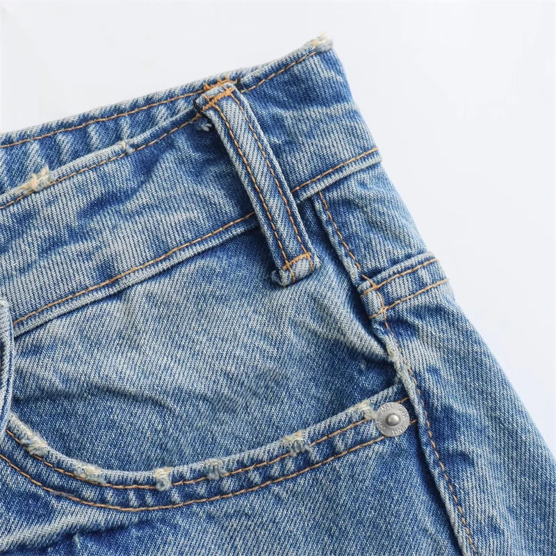 IOLANTHE - Stijlvolle Denim Minirokken
