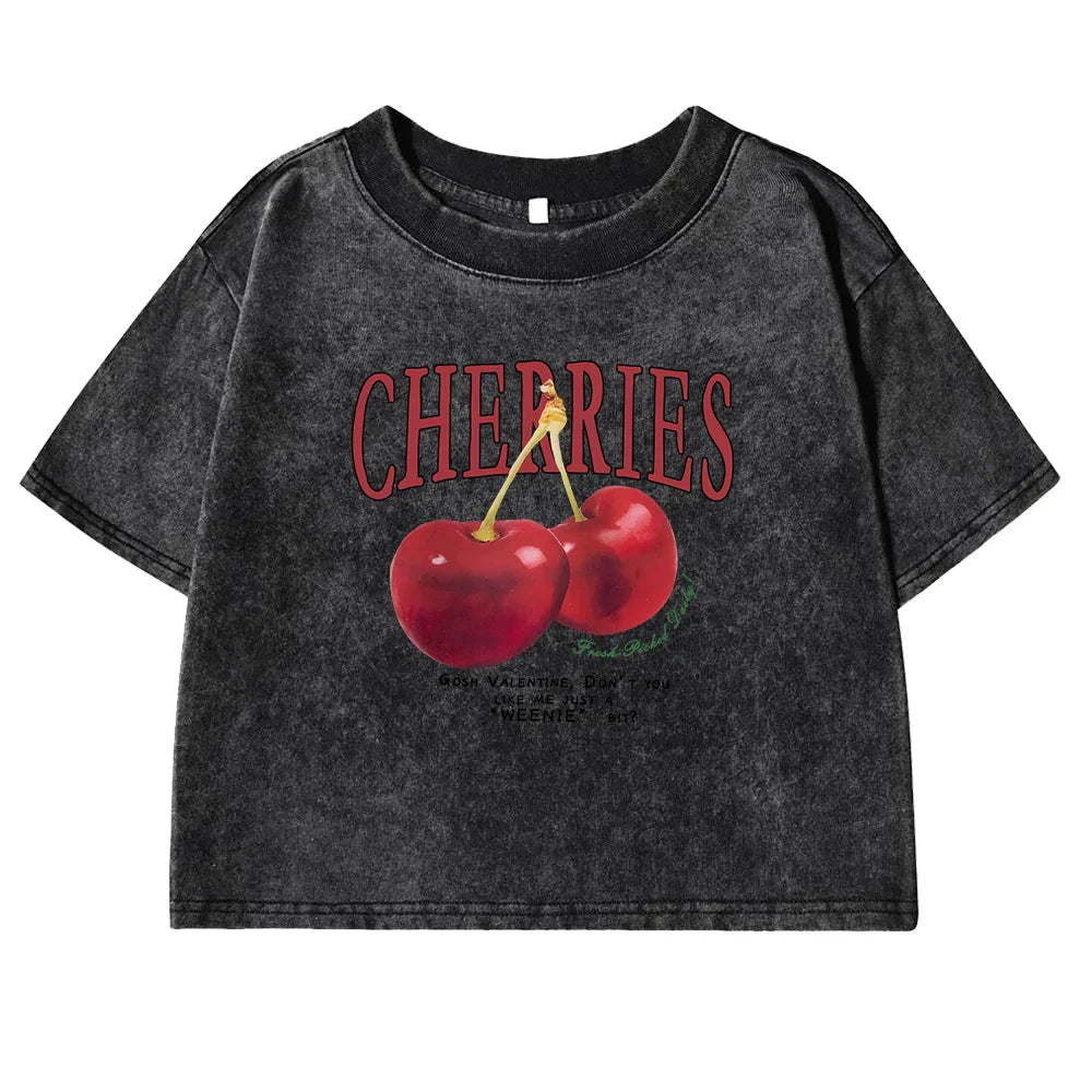 RUBY - Dames Crop Top van Gewassen Katoen