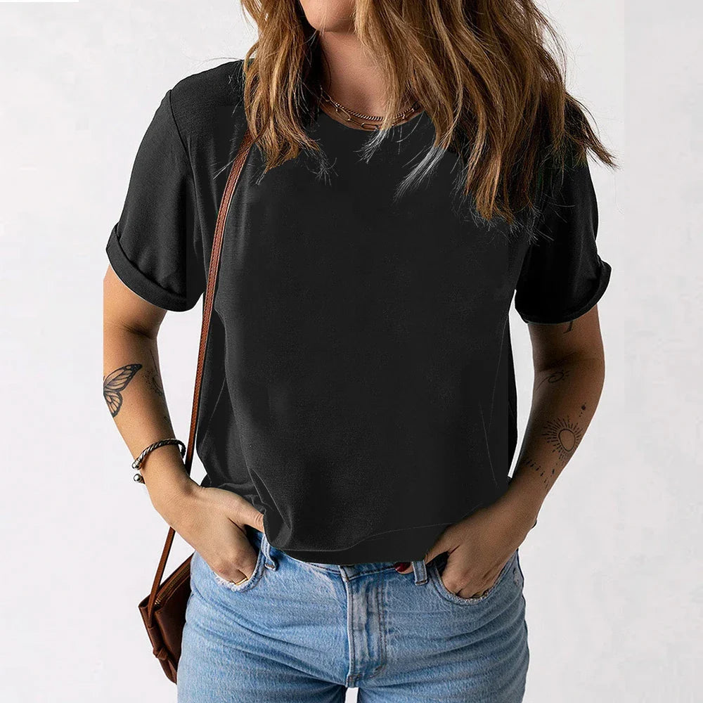 KINSLEY - Zomer Katoenen T-Shirt