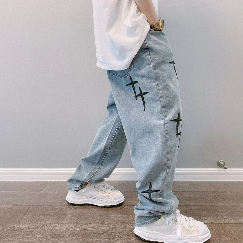 ISTVAN - Modieuze Loose Fit Denim Jeans