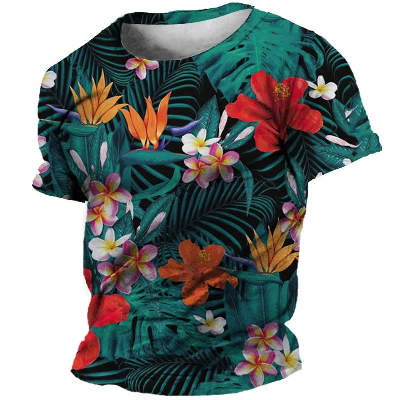 HENRI - Casual Bedrukte Heren T-Shirts