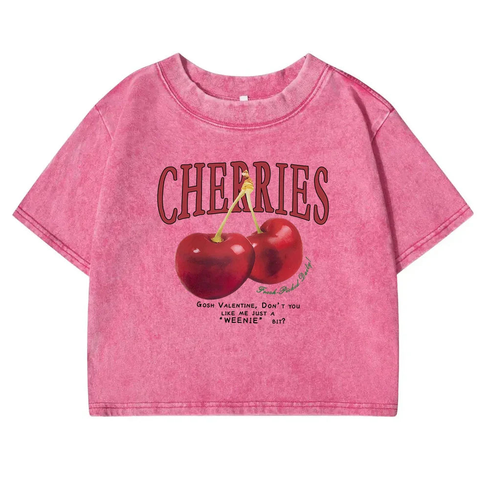 RUBY - Dames Crop Top van Gewassen Katoen