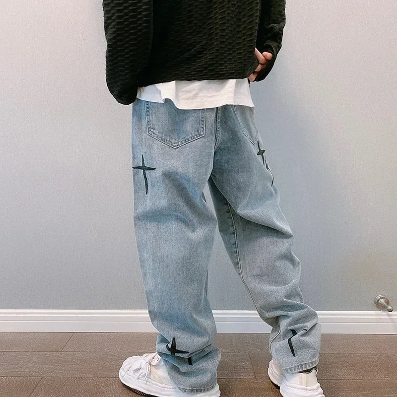 ISTVAN - Modieuze Loose Fit Denim Jeans