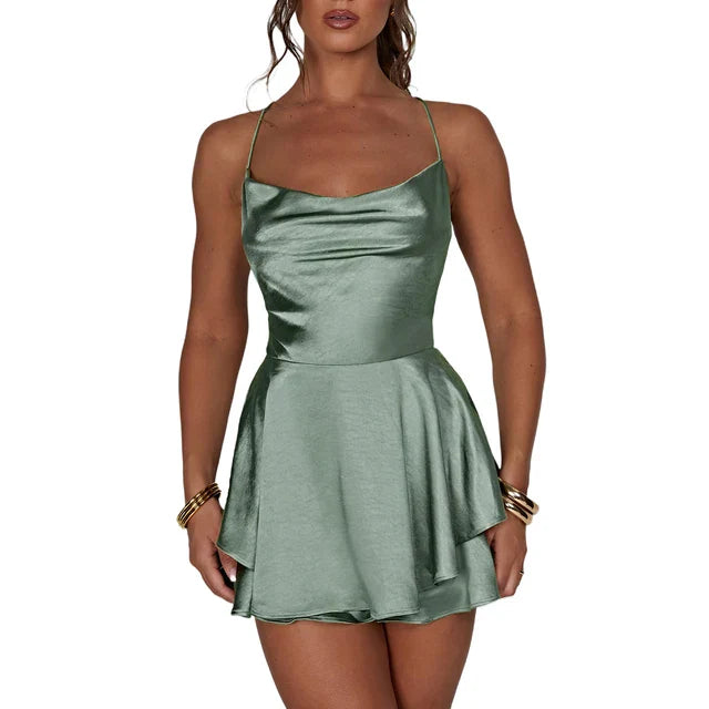 FELICIA - Elegante Satijnen Jumpsuit