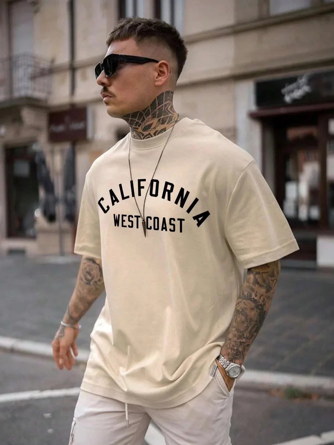 PHILIP - Casual, loszittend Street T-shirt