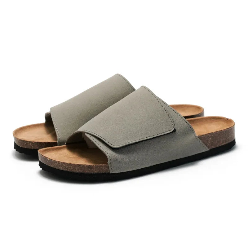 KEVIN - Heren Trendy Kurk Pantoffels
