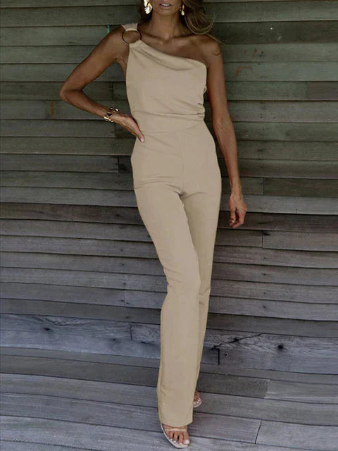 MINNA - Mouwloze jumpsuit zonder rug