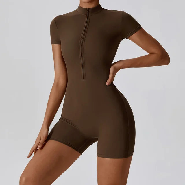 ADRIANA - Korte Playsuit Gym Romper