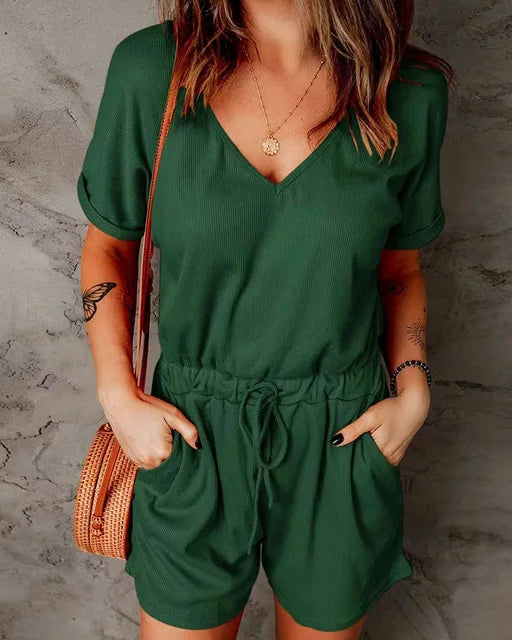KYLIE - Casual Shorts Playsuit