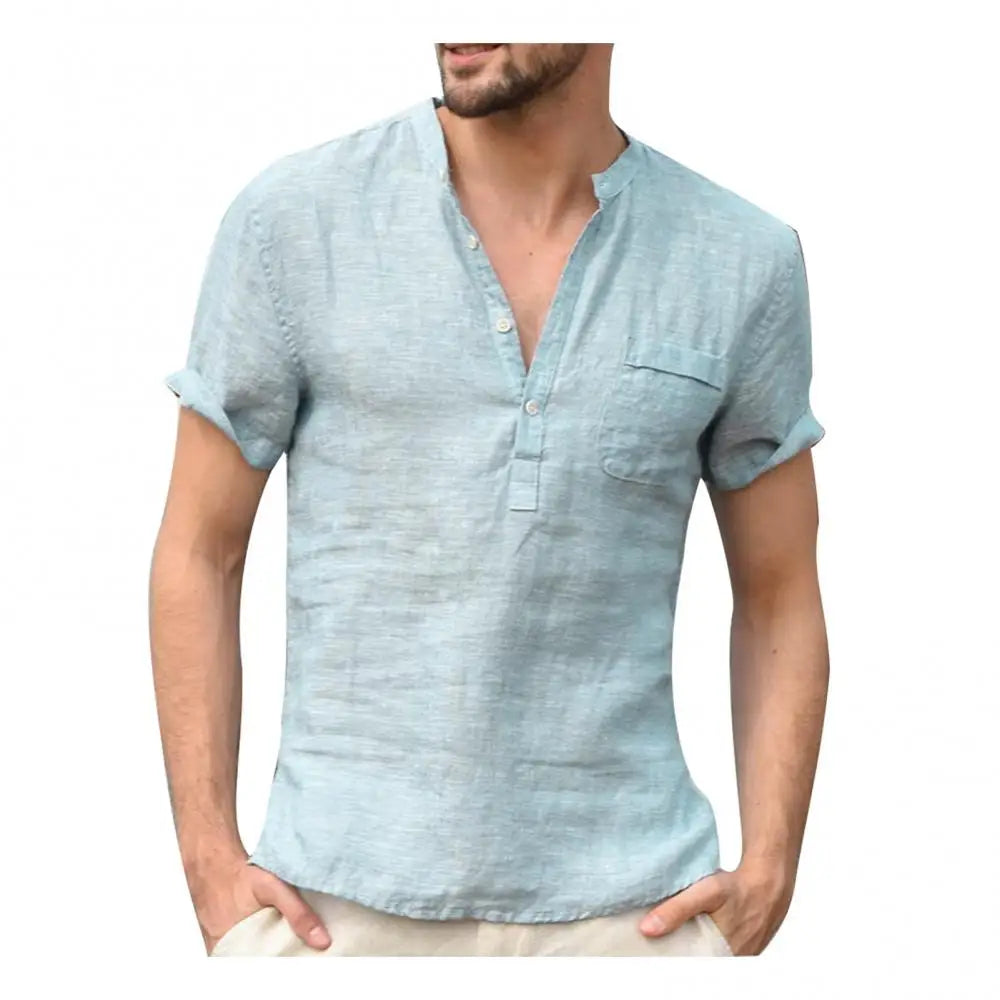 ARTUR - Casual Zomer Linnen T-Shirt