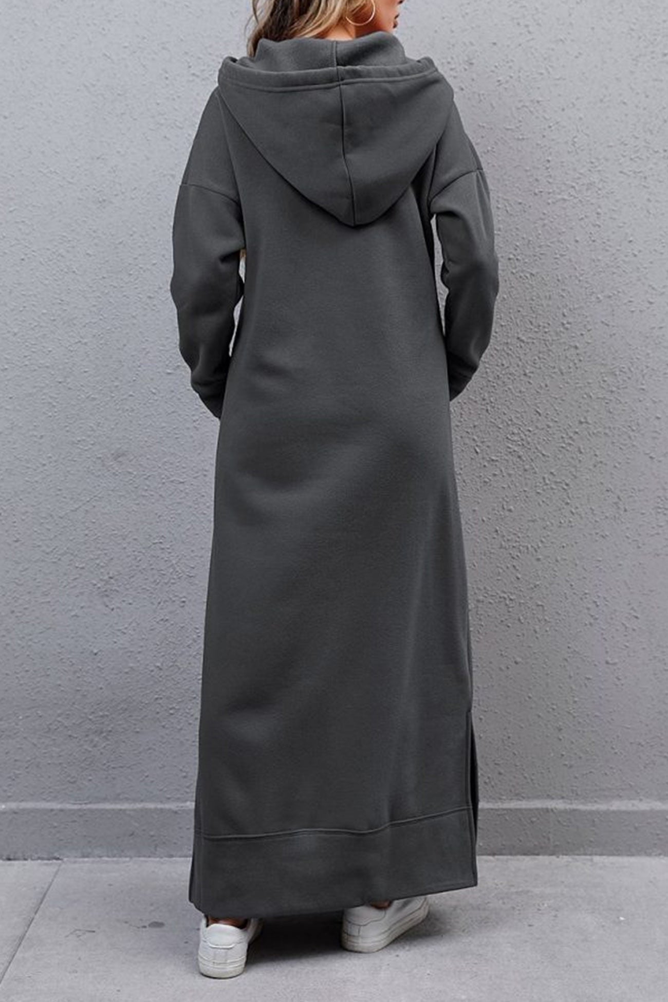 ELLA - Hoodie Jurk met Split